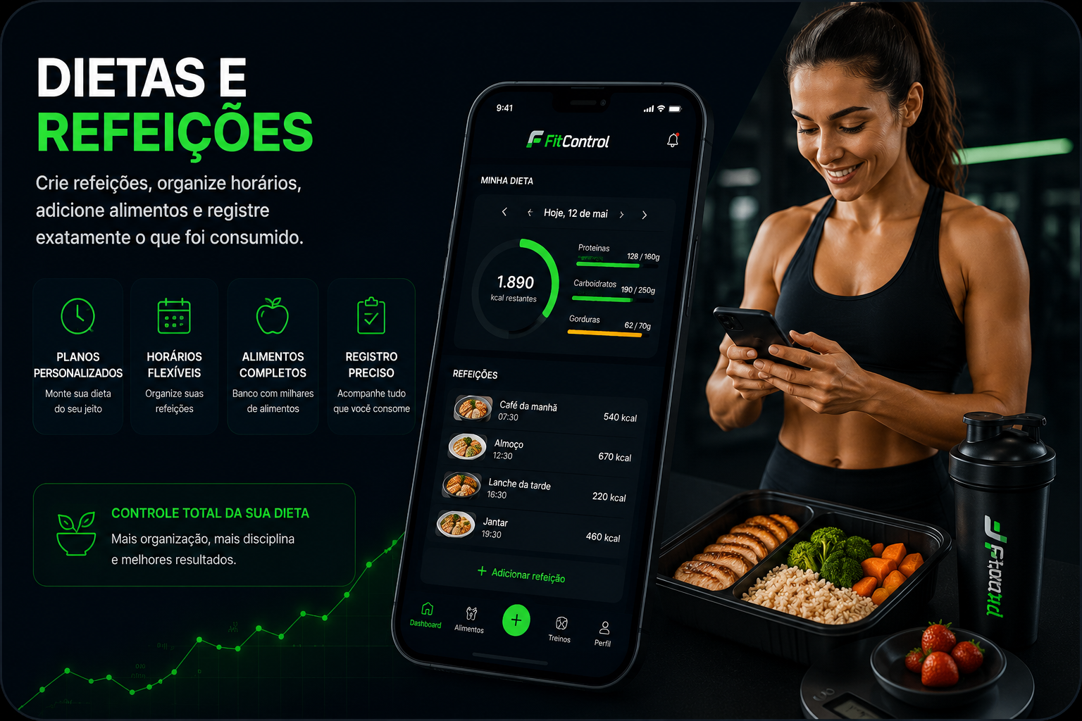 Refeições FitControl