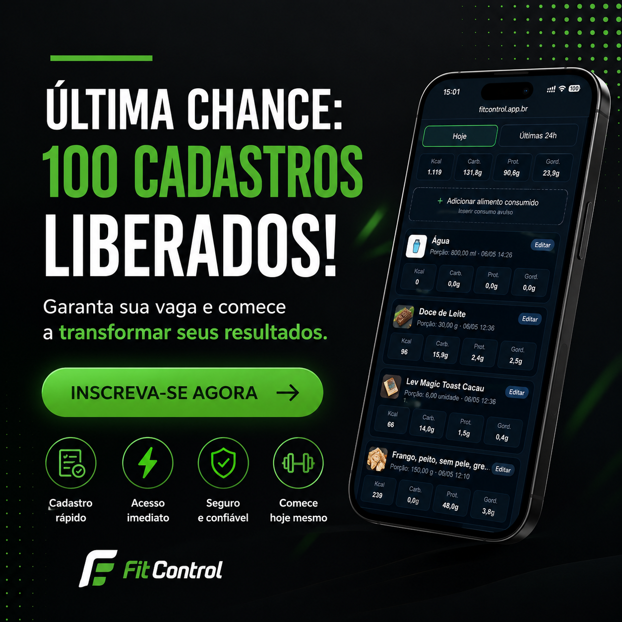 Comece agora